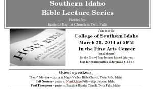 Southern Idaho Bible Lecture Series