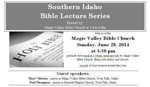 Bible Lecture Series