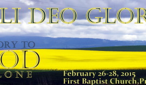 Glory to God Alone (pastors’ conference update)