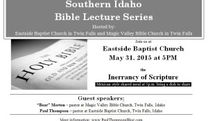 the Inerrancy of Scripture