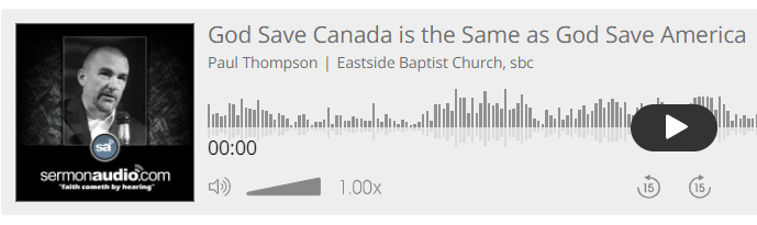 God Save Canada is the Same as God Save America